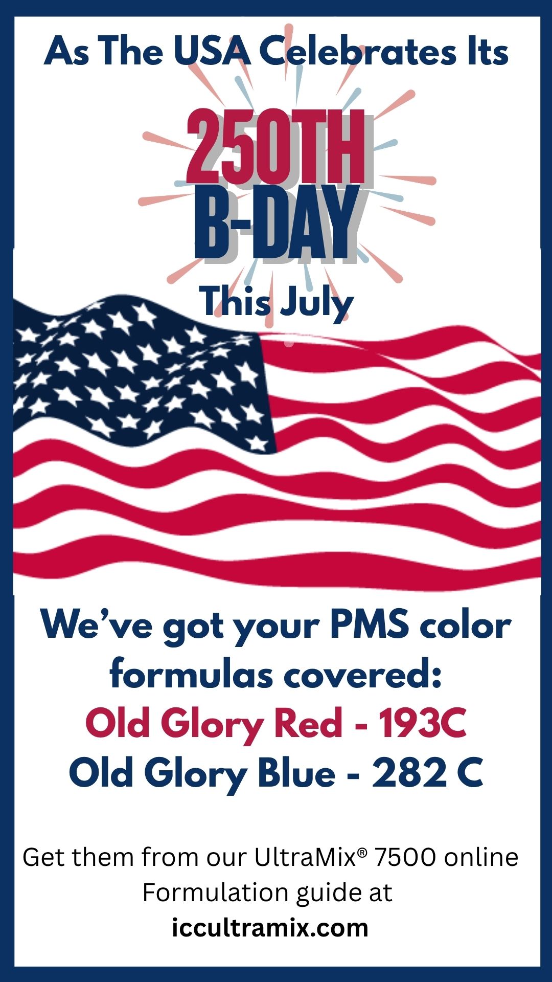 PMS Colors For USA Flag