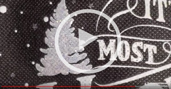 Video: Add Festive Accents to Poly Bag Prints With Cool White and Crystalina!